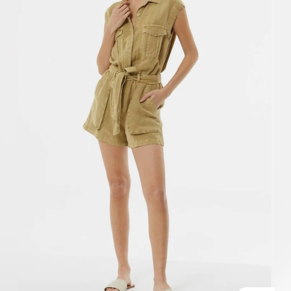 Young Fabulous & Broke Cuba Romper in Willow Pigment Size S